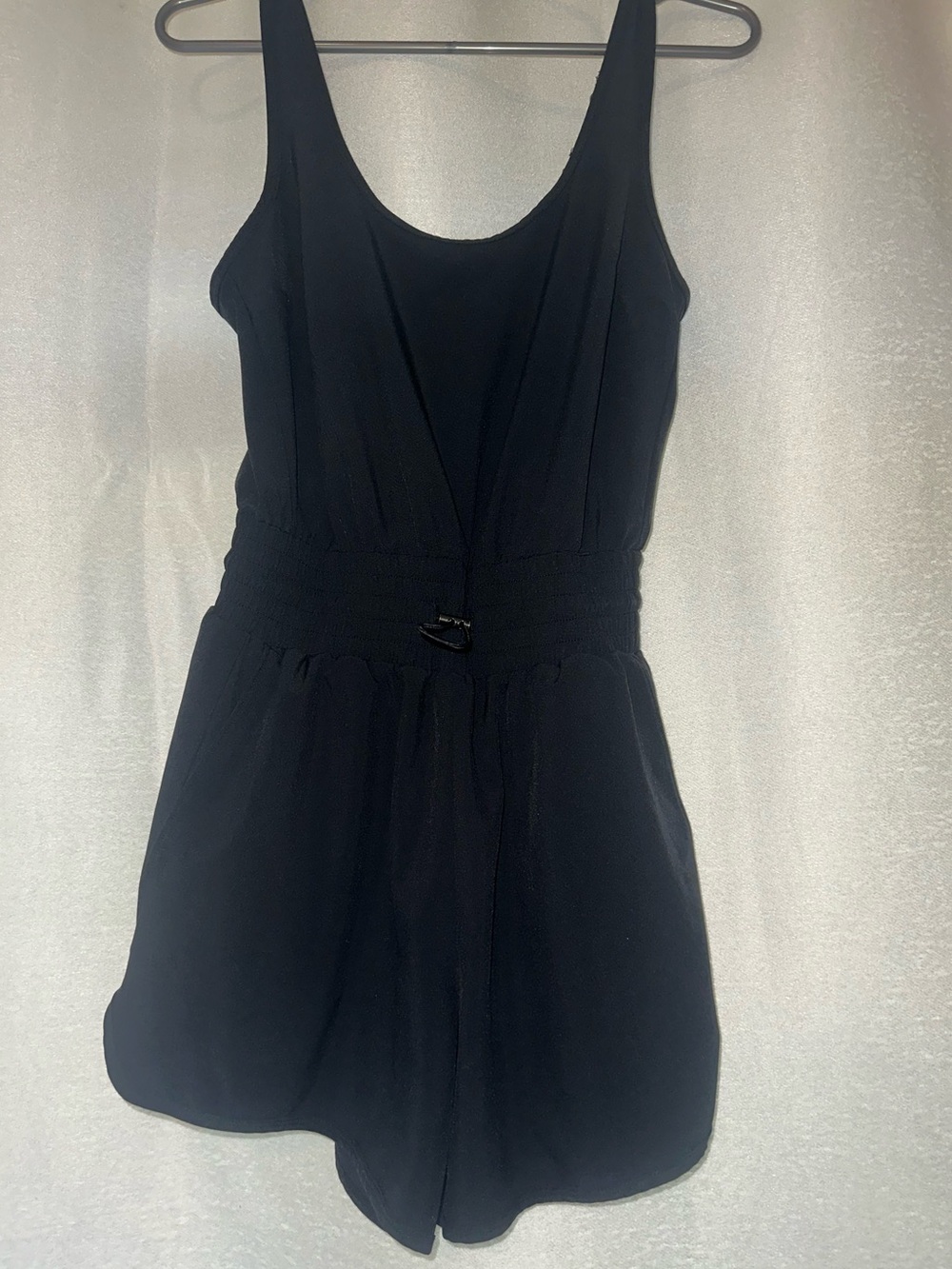Abercrombie Black Traveler romper in black